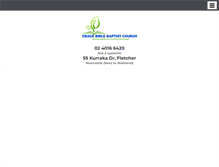 Tablet Screenshot of gbbc.org.au